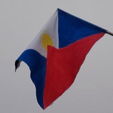 Flag of Okklania in the air